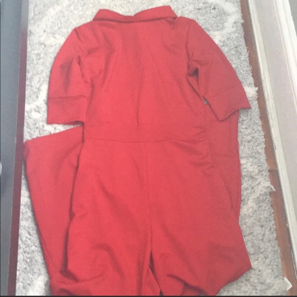 Red jumpsuit - Picture 2 of 3